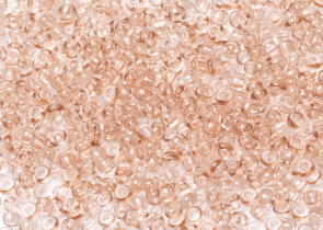 Бисер Чехия круглый 10/0 50 г 01212 прозрачный бледный светло-коричневый зольгель окрашенный