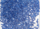 Бисер Япония круглый 11/0 10г 1057 светлый сапфир/синий, окрашенный изнутри