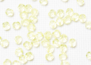 Бусины полированные круглые 6мм 25г (90 штук) 80130 бледно-желтый прозрачный